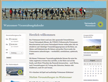 Tablet Screenshot of nationalpark-wattenmeer-erleben.de